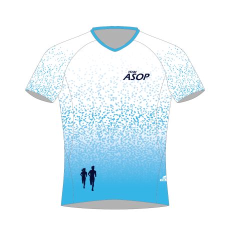 Maillot Running manches courtes Homme TEAM ASOP