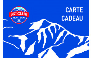 
			                        			CARTE CADEAU - SKI CLUB MONT DOR